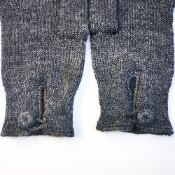 Gants PISAC en baby alpaga GRIS ANTHRACITE