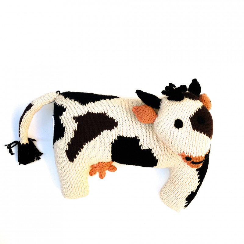 Vache tricotée main en coton Tanguis Vache tricotée main en coton Tanguis