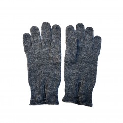 Gants PISAC en baby alpaga GRIS ANTHRACITE