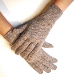 Gants PISAC en baby alpaga BEIGE